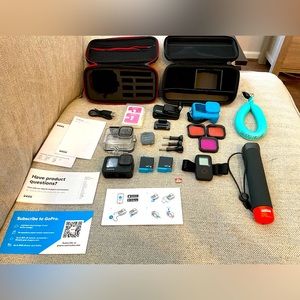 GoPro Hero 9 Waterproof Bundle - Barely Used - Perfect Condition